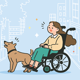 장애인 서비스 아이콘